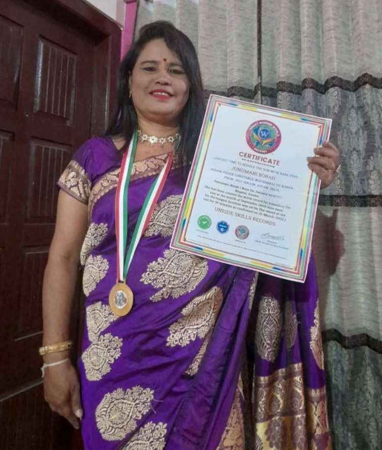 Junumani Borah — Sun Gazing Record